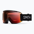 Slidinėjimo akiniai Smith Squad S black chromapop pro photochromic red mirror