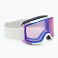 Slidinėjimo akiniai Smith Squad white vapor/chromapop pro photochromic blue mirror