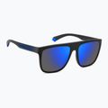 Vyriški akiniai nuo saulės Polaroid PLD 2162/S matte black blue/blue mirror polarized