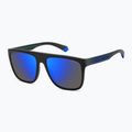 Vyriški akiniai nuo saulės Polaroid PLD 2162/S matte black blue/blue mirror polarized 2