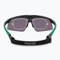 Vyriški akiniai nuo saulės Polaroid PLD 7056/CI/S matte black green/greygreen mirror polarized 4