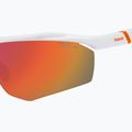 Vyriški akiniai nuo saulės Polaroid PLD 7055/S white/red multilayer polarized high contrast 7