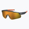 Vaikiški akiniai nuo saulės Under Armour Levelup Jr S3 metalized grey/gold mirror 2