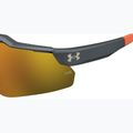 Vaikiški akiniai nuo saulės Under Armour Levelup Jr S3 metalized grey/gold mirror 7
