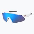 Vaikiški akiniai nuo saulės Under Armour Levelup Jr S3 matte white blue/blue multilayer 2