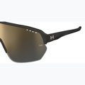 "Under Armour Gamedat II/G S3" metalizuoti juodi / pilki bronziniai veidrodiniai akiniai nuo saulės 7