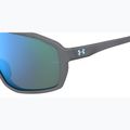 Vaikiški akiniai nuo saulės Under Armour Gameday Jr S3 metalized grey/blue multilayer 7