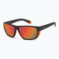 Vyriški akiniai nuo saulės Polaroid PLD 7057/S matte black orange/red multilayer polarized 2