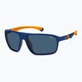 Vyriški akiniai nuo saulės Polaroid PLD 7058/S matte blue/blue polarized high contrast 2