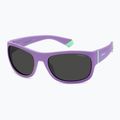 Vaikiški akiniai nuo saulės Polaroid PLD 8064/S violet/grey polarized 2