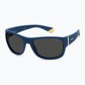 Vaikiški akiniai nuo saulės Polaroid PLD 8064/S blue/grey polarized 2