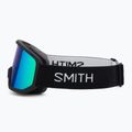 Slidinėjimo akiniai Smith Transfer black/green sol-x mirror 4