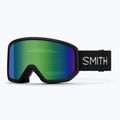 Slidinėjimo akiniai Smith Transfer black/green sol-x mirror