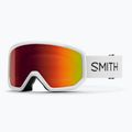 Slidinėjimo akiniai Smith Transfer white/red Sol-X Mirror 5