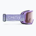 Vaikiški slidinėjimo akiniai Smith Daredevil S2 light lavender dot clouds/ignitor mirror antifog 2
