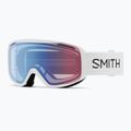 Slidinėjimo akiniai Smith Rally S1-S2 white/photochromic blue sensor mirror