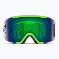 Slidinėjimo akiniai Smith Squad S2 slime static shag/chromapop everyday green mirror 2