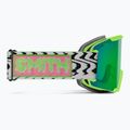 Slidinėjimo akiniai Smith Squad S2 slime static shag/chromapop everyday green mirror 4