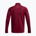 Vyriškas "Under Armour Launch Elite CW Half Zip" kardinalios/atspindinčios spalvos bėgimo džemperis 4