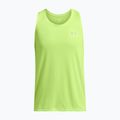 Under Armour Launch Singlet morph green/reflective vyriškas bėgimo marškinėlis 3