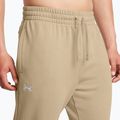 Vyriškos kelnės Under Armour Rival Fleece Joggers city khaki/white 4