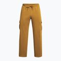 Vyriškos treniruotės kelnės Under Armour Project Rock Icon Fleece geltonos okros/spalvos dumblas
