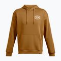 Vyriškas džemperis Under Armour Project Rock Icon Fleece Hoodie yellow ochre/silt 4