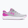 Under Armour Charged Surge 4 halo grey/vivid magenta/vivid magenta moteriški bėgimo bateliai 9