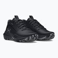 Under Armour GS Lockdown 7 vaikiški krepšinio bateliai juoda/juoda/metalinis sidabras 10