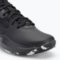 Under Armour Lockdown 7 krepšinio bateliai juoda/juoda/metalinis sidabras 7