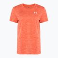 Moteriški treniruočių marškinėliai Under Armour Tech C-Twist fire/white