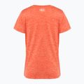 Moteriški treniruočių marškinėliai Under Armour Tech C-Twist fire/white 2