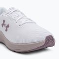 Moteriški bėgimo bateliai Under Armour Charged Pursuit 4 white/white/purple prime 7