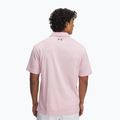 Vyriški polo marškinėliai Under Armour Tech Polo prime pink/pitch gray 2