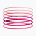 Vaikiška galvos juosta Under Armour Mini Elastic 6 pcs prime pink/white