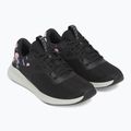Moteriški treniruočių batai Under Armour Charged Aurora 2+ black/hydro green/metallic warm silver 10