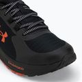 Vyriški bėgimo bateliai Under Armour Charged Bandit Trail 3 black/black/fire 7