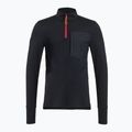 Vyriškas bėgimo džemperis Under Armour Trail Run Quarter Zip black/reflective