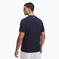 Vyriški treniruočių marškinėliai Under Armour HeatGear Fitted midnight navy/white 2