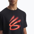 Krepšinio marškinėliai Under Armour Curry Playable 1 Tee black/fire 3
