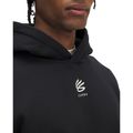 Vyriškas džemperis Under Armour Curry Splash Hoodie black / white clay 3