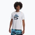 Krepšinio marškinėliai Under Armour Curry Playable 1 Tee white/black