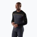 Vyriški termo marškinėliai Smartwool Classic Thermal Merino Base Layer Colorblock Crew Boxed charcoal/honey gold