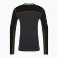 Vyriški termo marškinėliai Smartwool Classic Thermal Merino Base Layer Colorblock Crew Boxed charcoal/honey gold 4