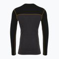 Vyriški termo marškinėliai Smartwool Classic Thermal Merino Base Layer Colorblock Crew Boxed charcoal/honey gold 5