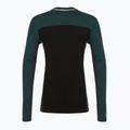 Vyriški termoaktyvūs marškinėliai ilgomis rankovėmis Smartwool Classic Thermal Merino Base Layer Colorblock Crew Boxed twilling blue/black 3