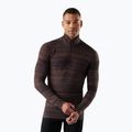Vyriškas termoaktyvus džemperis Smartwool Classic Thermal Merino Base Layer 1/4 Zip Boxed mink color shift