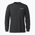Vyriški marškinėliai ilgomis rankovėmis Smartwool Gondola View Graphic Tee black