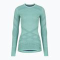 Moteriškas termoaktyvus marškinėlis su ilgomis rankovėmis Smartwool Intraknit Thermal Merino Baselayer Crew Pacific Blue/Nightfall Blue
