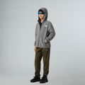 Vaikiškas flisinis džemperis The North Face Teen Glacier Full Zip Hoodie mid grey heather 4